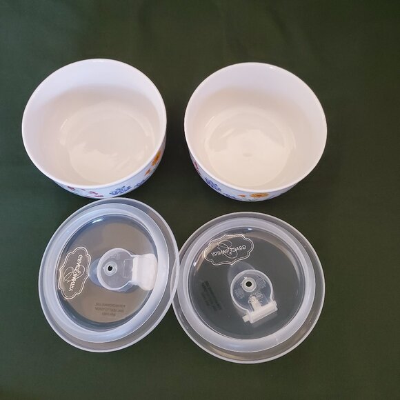 Set Of Bowls With Lid Grace Pantry Brand New Size 5 " - Picture 8 of 13